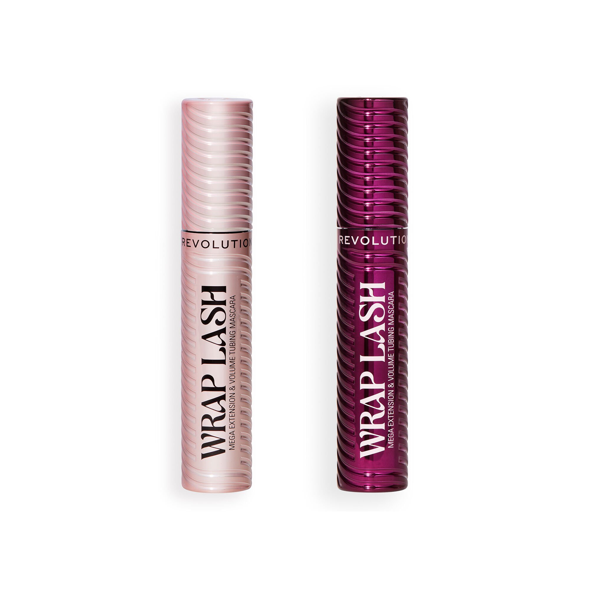 Revolution Wrap Lash Tubing Mascara Black & Burgundy Duo